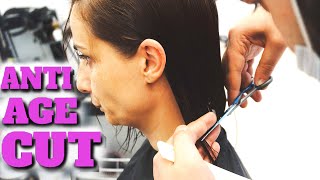 YOUTHFUL HAIRCUT - SHE LOOKS 10 YEARS YOUNGER - SHORT BOB WITH BANGS