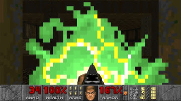 Episode 4 Level 9 (Fear) 100% Clear HD 1080P - The Ultimate Doom (1995) - PC