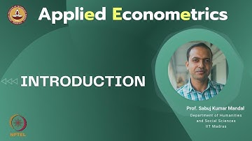 Introduction - Applied Econometrics