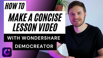 Make a concise lesson video with Wondershare DemoCreator