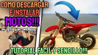 Motos para GTA San Andreas com instalação automatizada: free download motos  para GTA SA