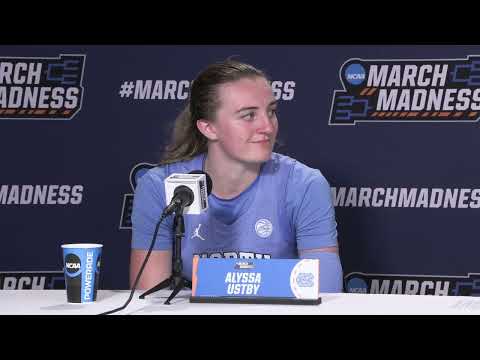 UNC press conference with Alyssa Ustby, Deja Kelly and Courtney Banghart #UNC