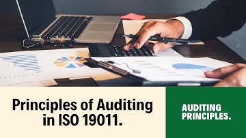 Principles of Auditing As Outlined in ISO 19011