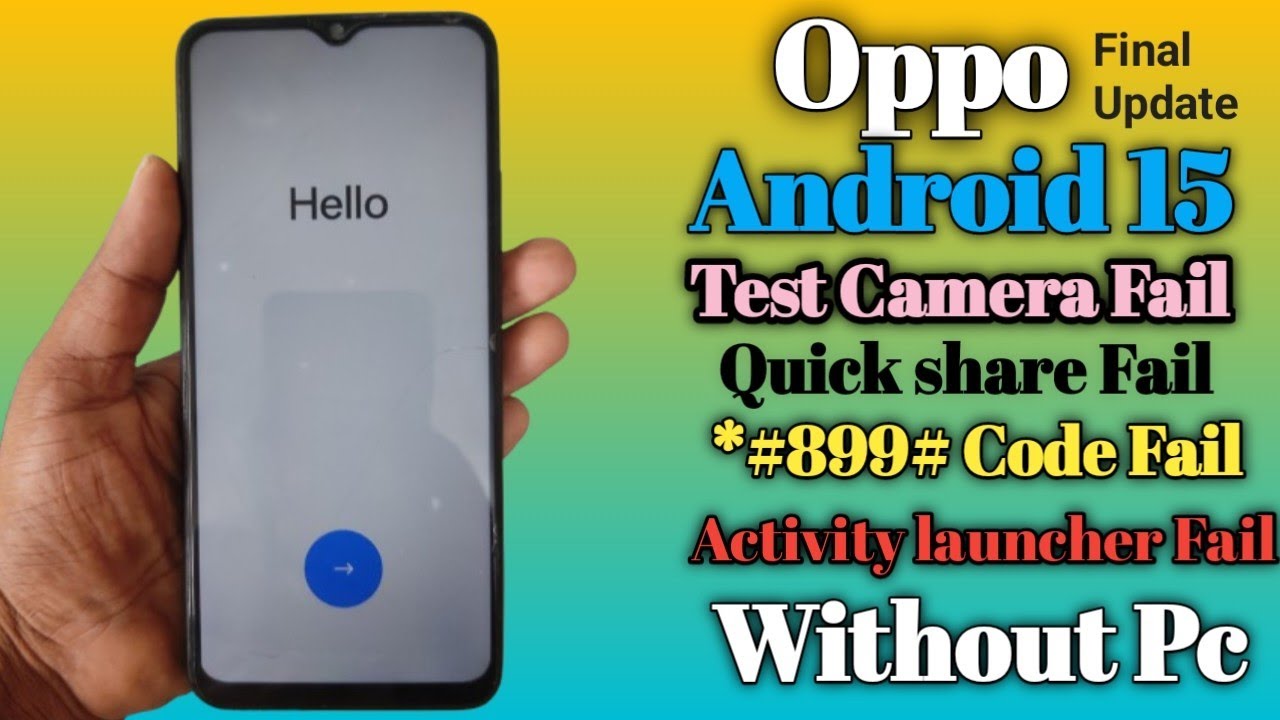 Oppo A38 Android 15 Frp Bypass New Method / Oppo Android 15 Google Account Bypass Update Method.