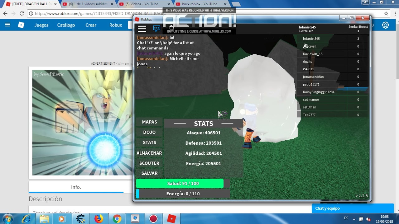 Hack Para Dragon Ball Rage En Roblox