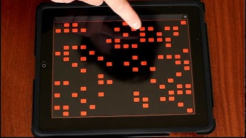 abstract binary sequencer made with pure data and touch osc