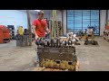 700 HP 15.2 Liter Caterpillar Diesel Engine Build - Assembling Major Components