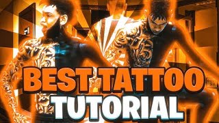 BEST COMP TATTOO TUTORIAL NBA 2K26! BEST DRIPPY TATTOO 2K26! ADVANCED EASY CHEAP TATTOOS NBA 2K26 