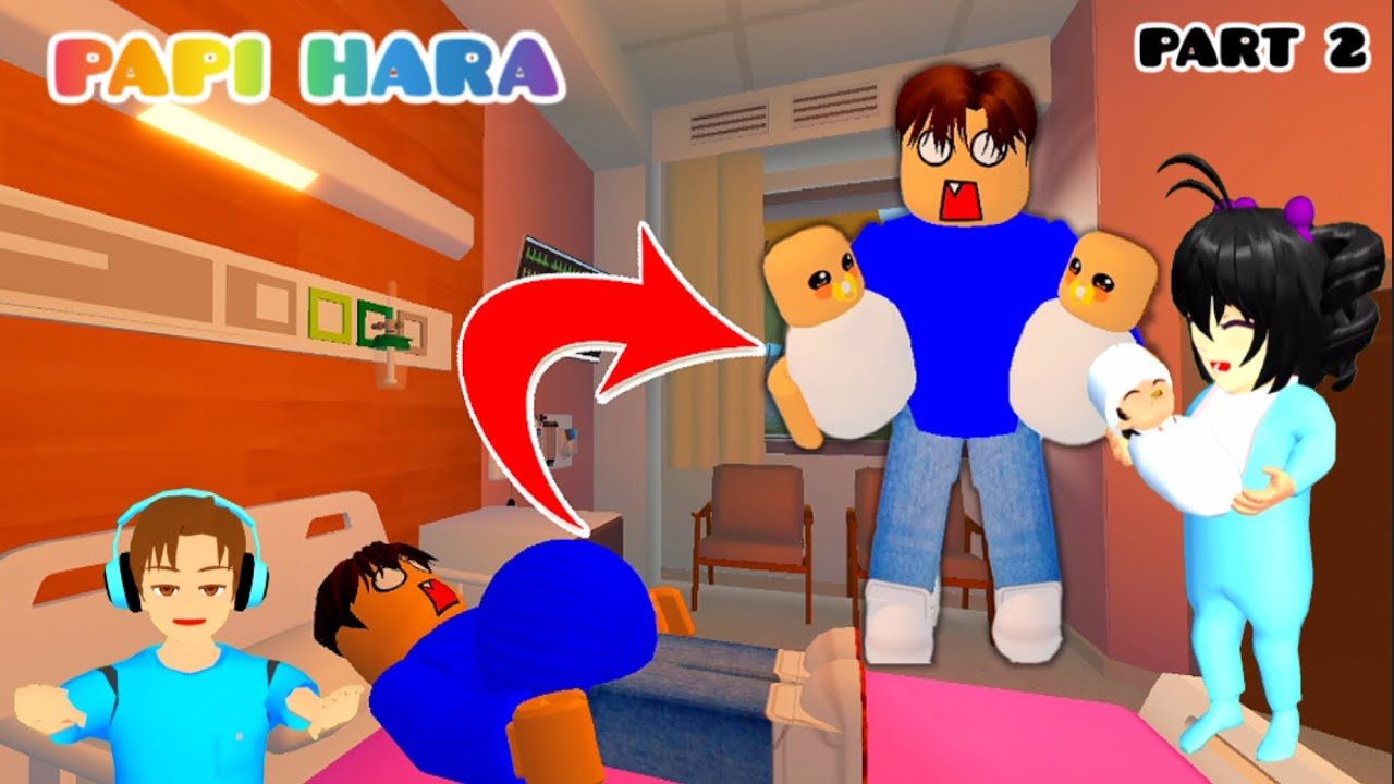 Yuta Dan Mia Hamil Keuar 3 Baby Kembar 😱 | Baby Hara Jadi Dokter Bantu Yuta 🤣 | Papi Hara