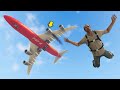 Trevor Jumps Out From Burning PLANE | Emergency Landing by Franklin | GTA 5