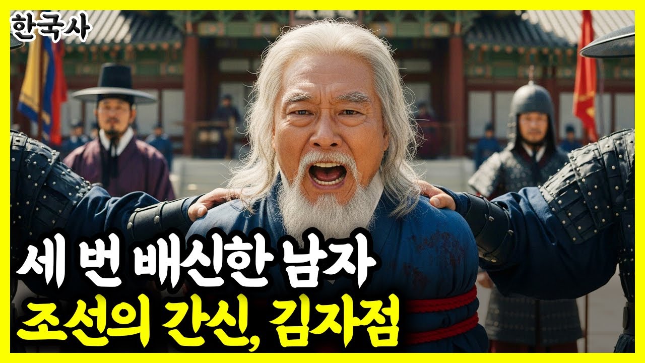 《한국사》조선의 간신 김자점. 동료,임금,국가를 모두 배신한 남자 l 역사 인물 l 조선시대 l 야사