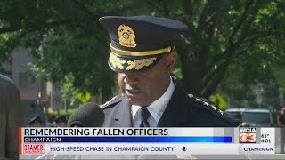 Champaign's Police Chief reflects on ceremony for fallen officers