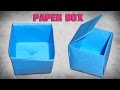 How to Make a Paper Box- Easy Origami Paper Crafts for Kids. How to Make a Paper Box- Easy Origami Paper Crafts for Kids.