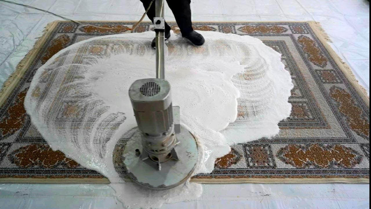 Extremely Satisfying Carpet Cleaning Satisfying Rug Washing ASMR