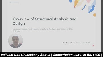 Staad.Pro Connect Online Course | Live Classes | RCDC | Staad Foundation