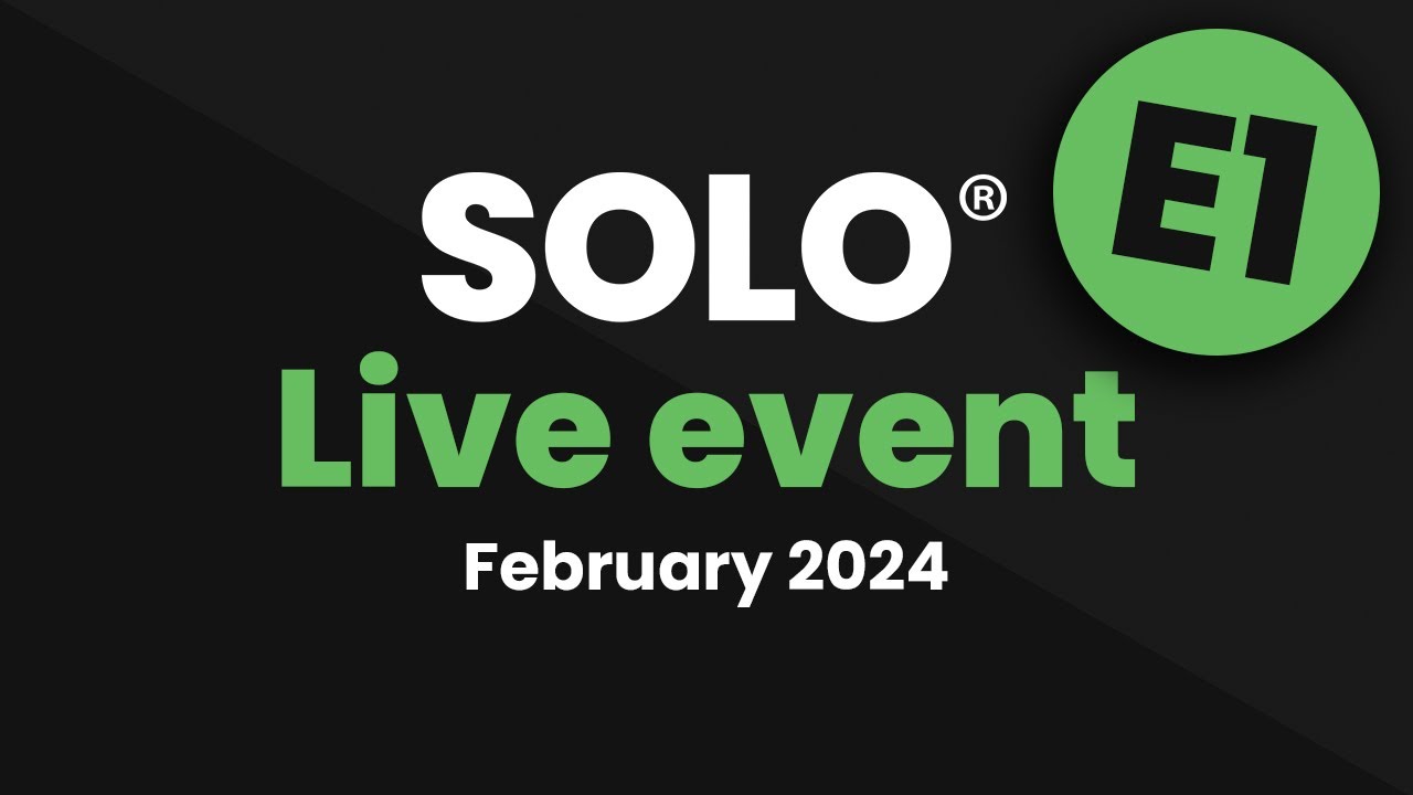 SOLO® Live Event | February 2024 (E1)