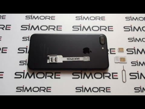 iPhone 7 Plus Dual SIM Card Adapter 4G for iPhone 7 Plus iOS 10 - SIMore WX-Twin-7 Plus+