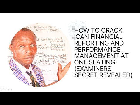 Secret to ICAN Financial Reporting (FR) & Performance Management - Testimonials From Our Student