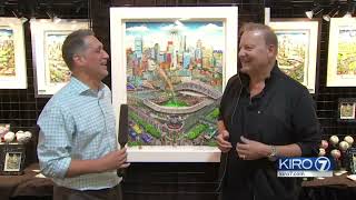 KIRO 7's Chris Francis Speaks with MLB All-Star Games Official Artist Charles Fazzino