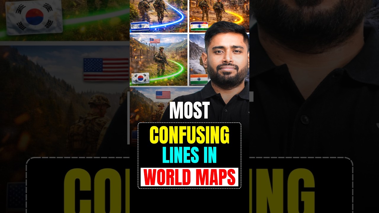 Blue Line, Green Line, Yellow Line Explained | Map-Based Geopolitics for UPSC Prelims #upsc2026