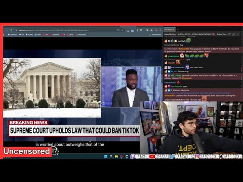 Thumbnail for Friday Newsday, TikTok Ban News and More | Hasanabi Chair Reacts(Fan Channel)