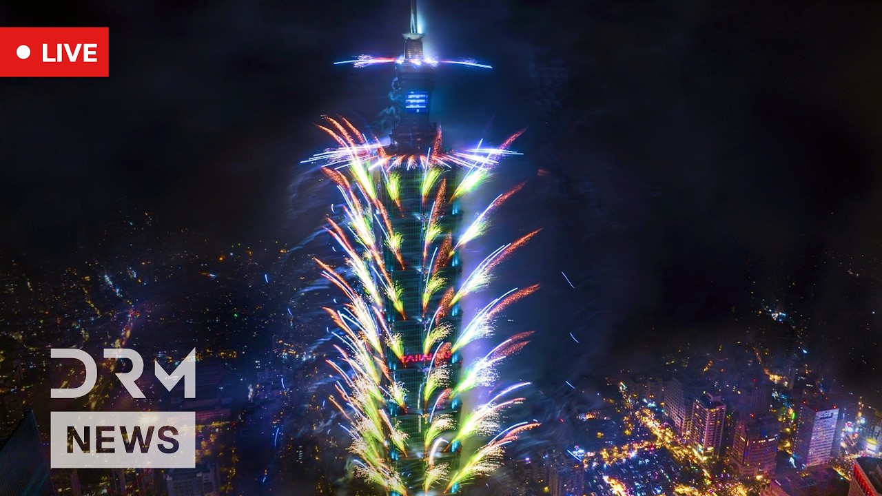 LIVE: Drone Show Illuminates Taipei 101 Ahead of Taiwan’s Computex Tech Expo | AI1N