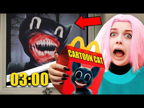 Никогда не заказывайте Хэппи Мил и ЛЕГО НАБОР КАРТУН КЭТА в 3:00 ночи !!