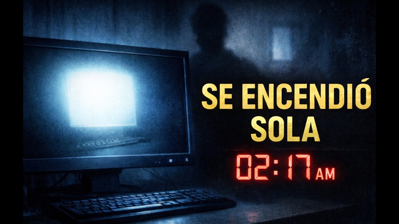 La computadora se encendió sola… | Historia de terror
