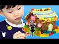 세라의 케이크 만들기 장난감 놀이 ❤︎ 헨젤과 그레텔 과자집과 솜사탕 집 make cake house