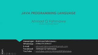 introduction to java programming