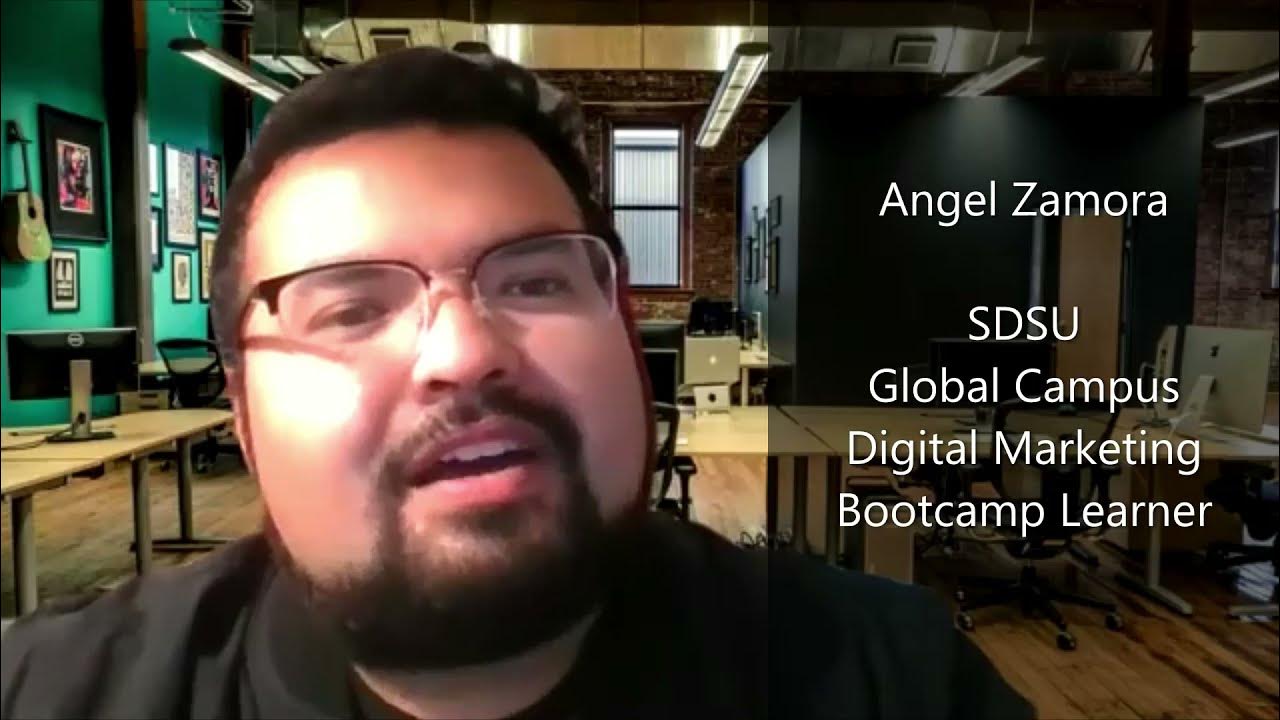 SDSU Global Campus Digital Marketing Student Spotlight Angel Zamora