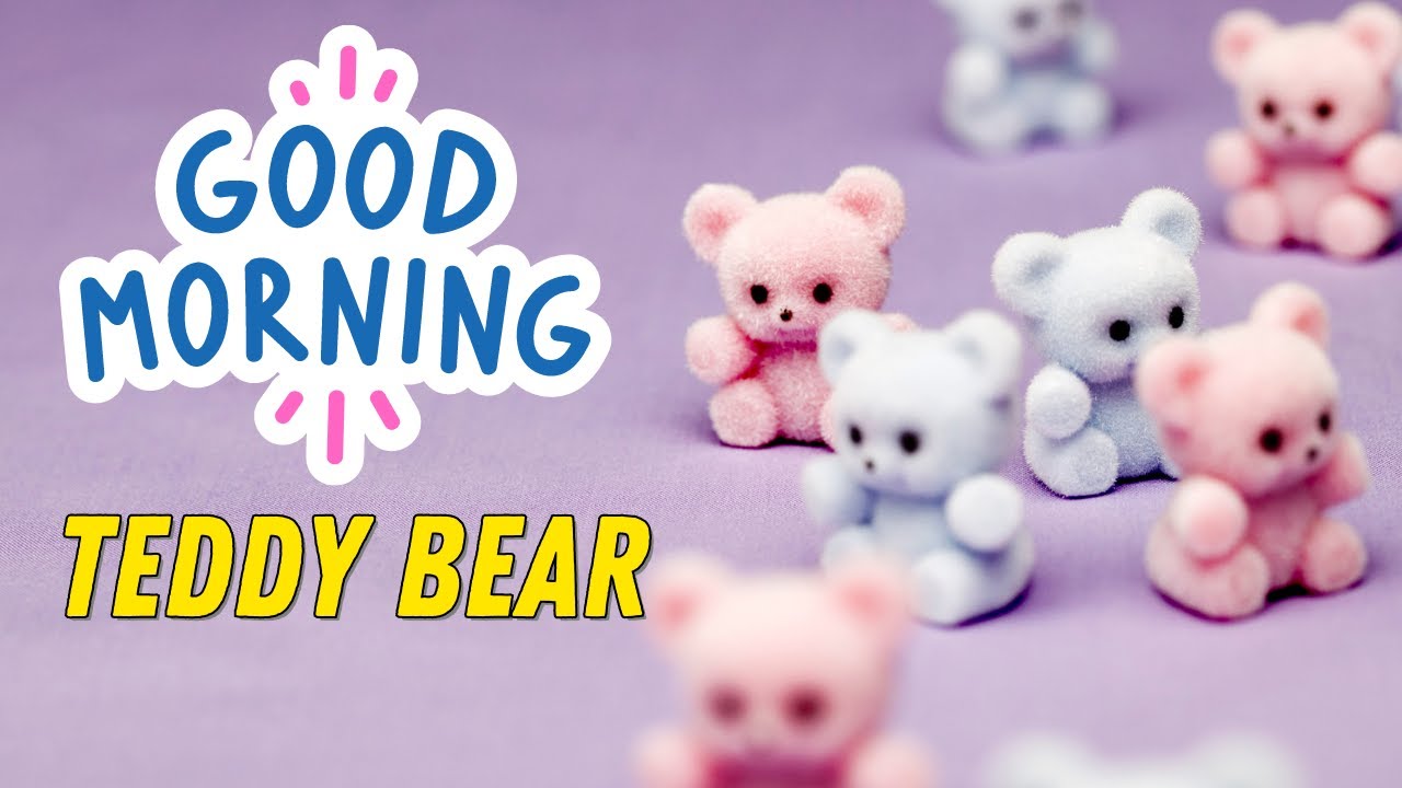 🧸️Good Morning Cute Teddy Bear Images Video🧸 | Good Morning ...