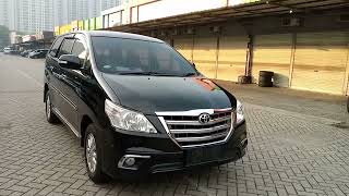 Location of the engine number and chassis number of the Toyota Kijang Innova - Petrol - Year 2012