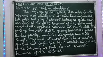 Contd. Chapter : 10 - Loop ST & STR - Exercise - 38
