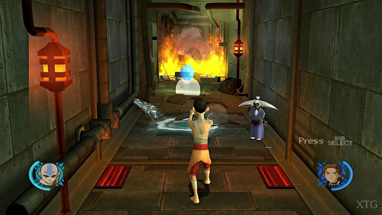 Game  Sony Playstation PS2  Avatar The Legend Of Aang