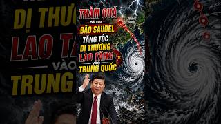 Typhoon Saudel accelerates unusually on the evening of 8/22: Heading straight for China, unpredic...