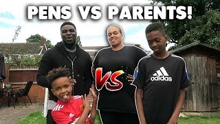 I RETIRE IF I LOSE THIS!! | Team Penalty Shootout vs Mum & Dad!