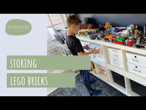 Lego Storage and Organisation: Tutorial and Printable