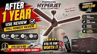Crompton Energion Hyperjet BLDC Fan Review After 1 Year | Paisa Vasool Ya Waste ? Best BLDC fan 2026