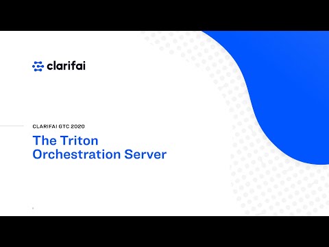 NVIDIA GTC 2020 | The Triton Orchestration Server | Matt Zeiler, CEO, Clarifai