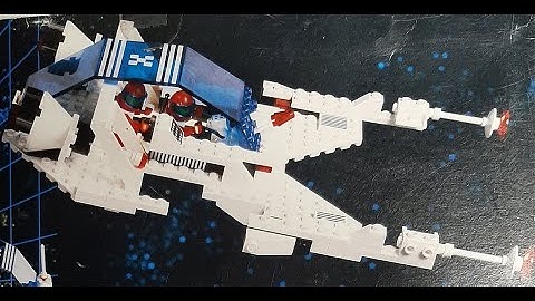 Lego 6953 Cosmic Laser Launcher - construction from back side of the box