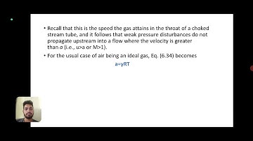 Speed of Sound and Mach Number
