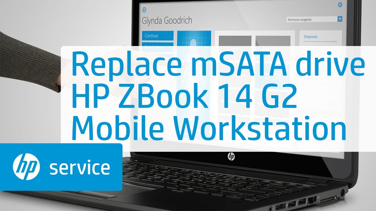 Replace the mSATA drive | HP ZBook 14 G2 Mobile Workstation 