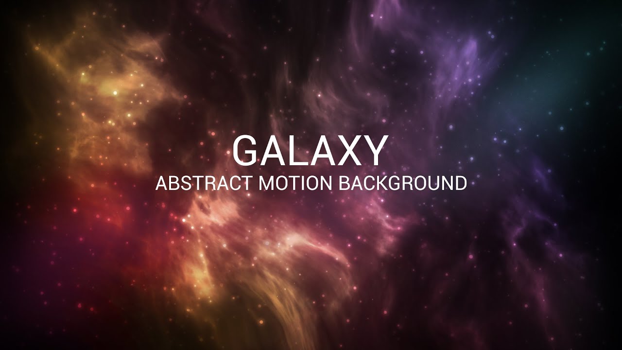 Free Animation Loop Background: Abstract Galaxy - YouTube