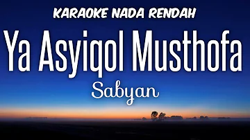 Sabyan - Ya Asyiqol Musthofa Karaoke Lower Key Nada Rendah -4
