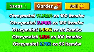 HOW TO MAKE THE MOST MONEY in the NEW GROW a GARDEN 2 UPDATE