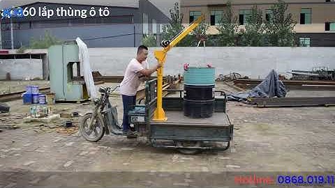 cẩu xoay 360 dùng cho ô tô