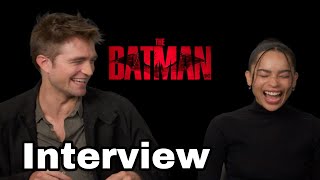 Why Robert Pattinson can't ask friends for favors anymore! Zoë Kravitz THE BATMAN (FUN) INTERVIEW!