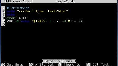 Prog. de config. de rede com interface web e programas em Shell script no servidor Linux