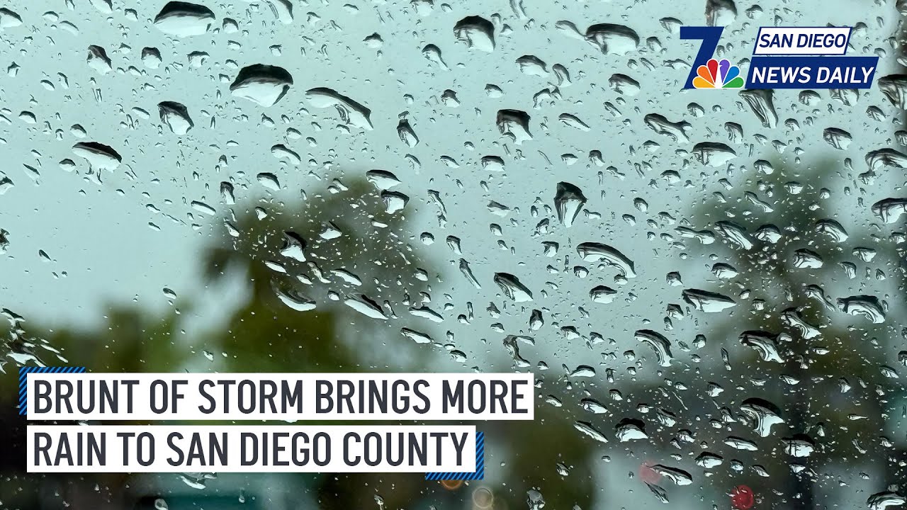 Thurs. Feb. 13 | Brunt of storm brings more rain to San Diego County ...